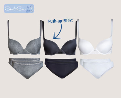 SKIN TO SKIN Damen-Push-up-BH/-Slips