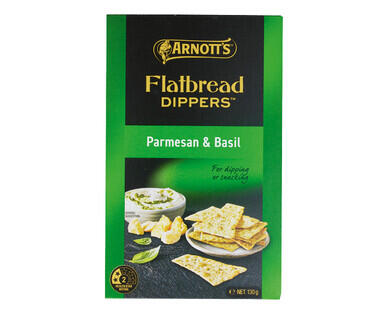 Arnott's Flatbread Dippers Parmesan & Basil 130g