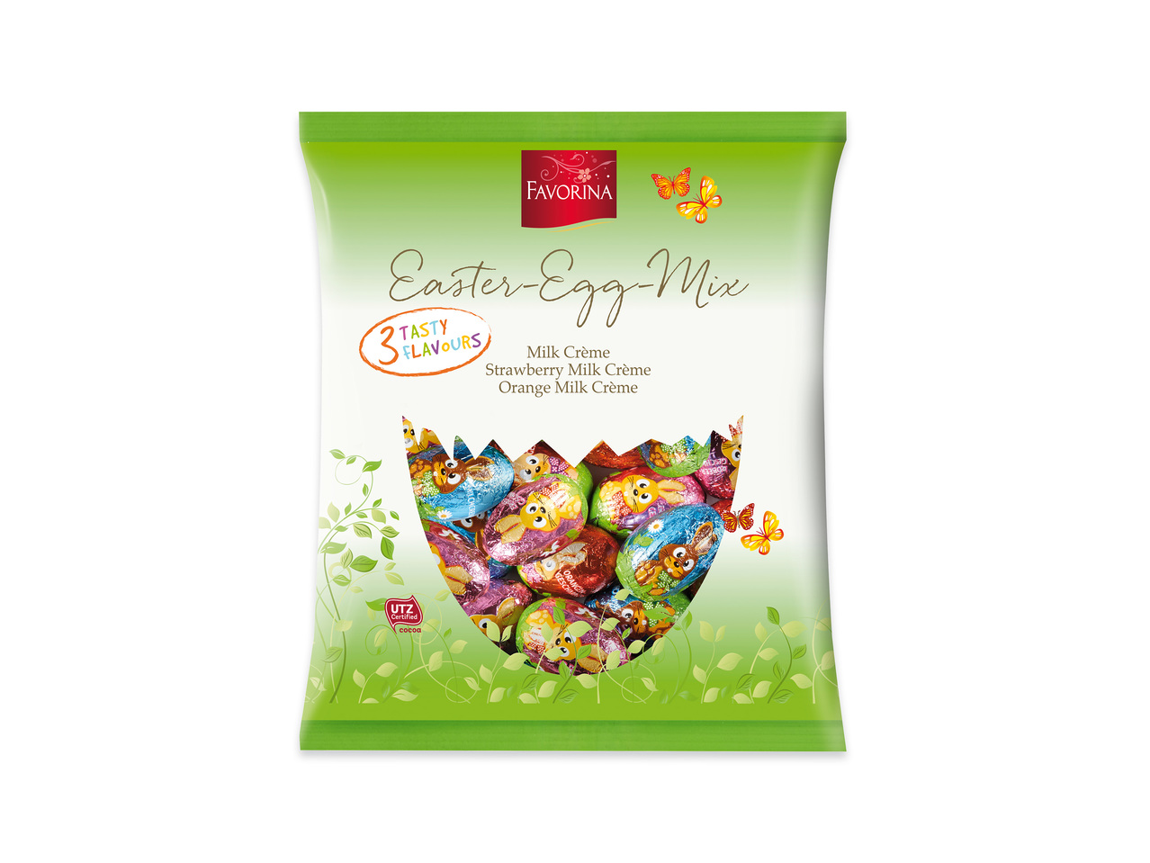 Chokladägg med mjölkcreme