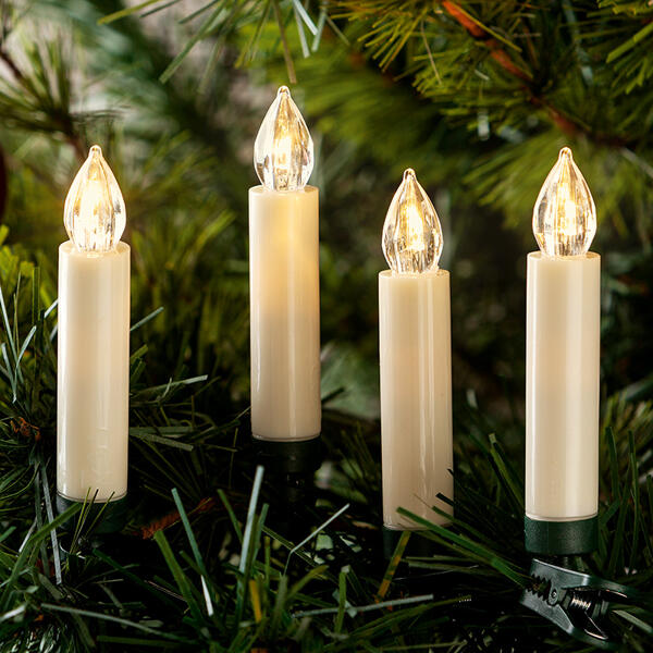 15 kabellose LED Weihnachtskerzen