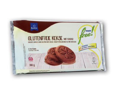 Biscuits au cacao sans gluten BUONORA/ENJOY FREE!