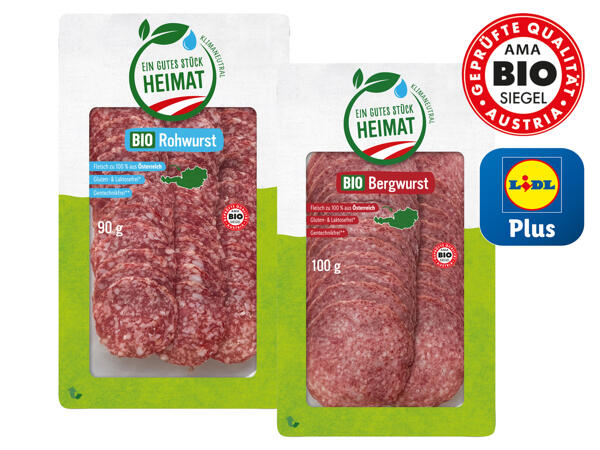 Bio Wurstsortiment