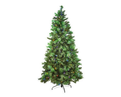 Winchester Luxury Pre-lit Christmas Tree 7ft (213cm)