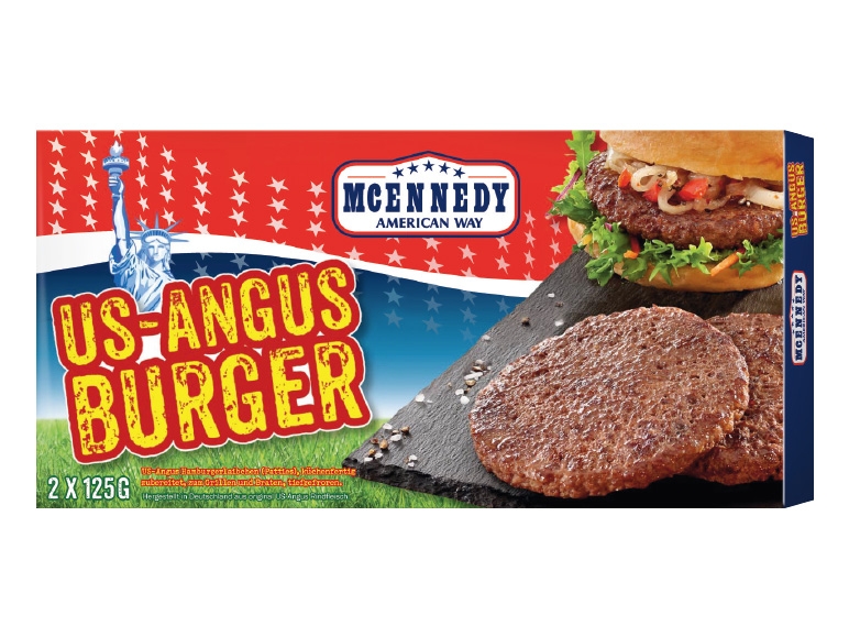 MCENNEDY US Angus-Burger Laibchen