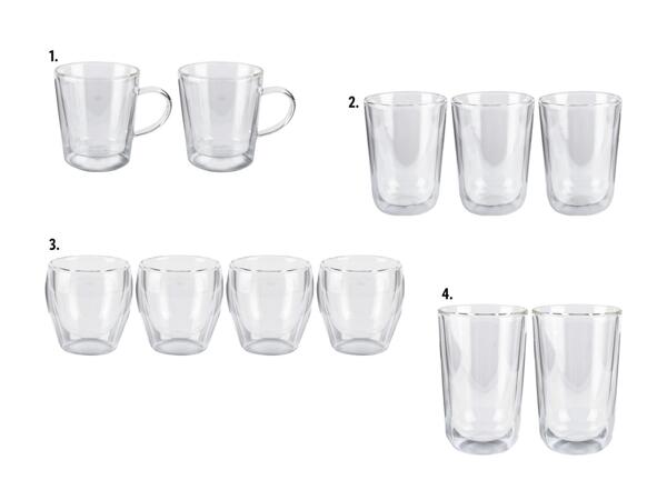 Verres à double paroi