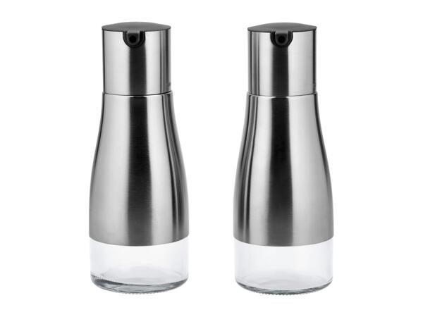 SILVERCREST Vinegar & Oil Dispenser Set - 2 Pieces