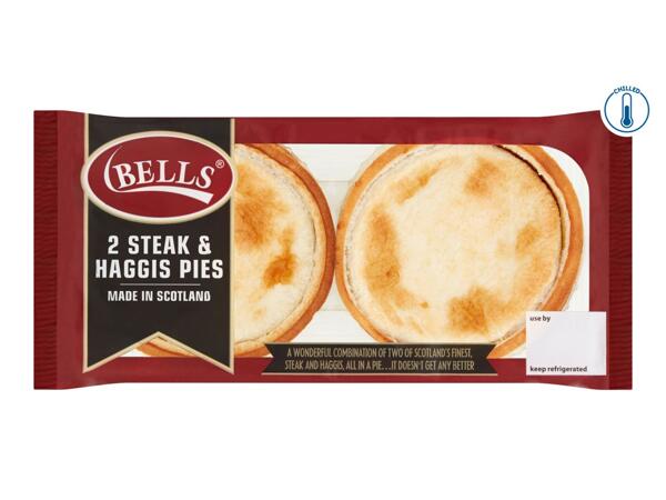 Bells 2 Steak & Haggis Pies
