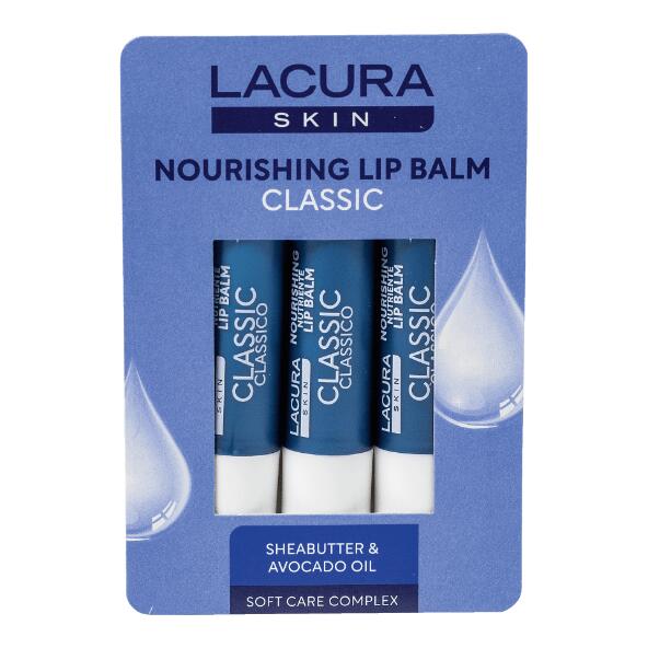 LACURA(R) Pflegender Lippenbalsam, 3 St.