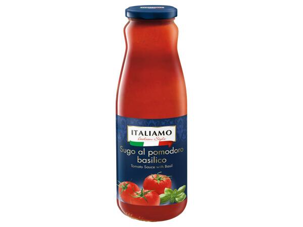 RAJČATOVÁ OMÁČKA S BAZALKOU