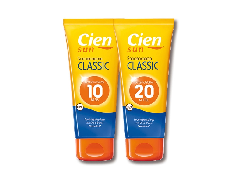 Crème solaire, IP 10 et 20
