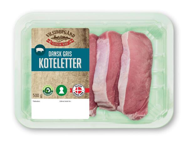 VILSTRUPGÅRD Dansk flæsk, middags- eller nakkekoteletter