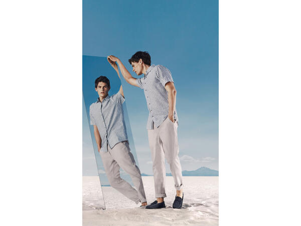Men's Linen Blend Trousers