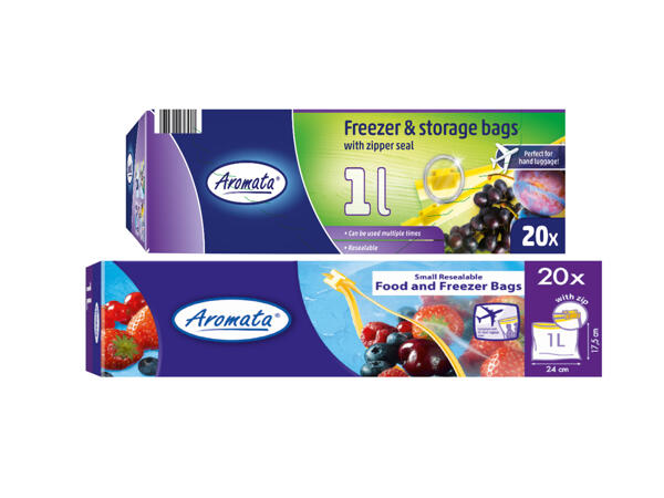 Resealable Freezer Bags