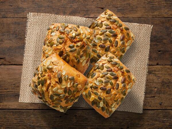 Petit pain aux graines de courge