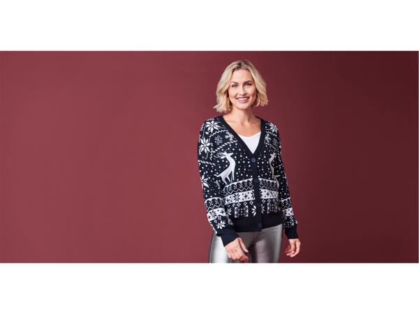 Ladies' Christmas Cardigan