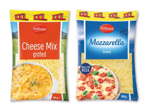 MILBONA Revet gratinost eller mozzarella
