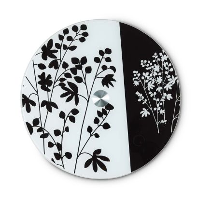 Plat de service en verre