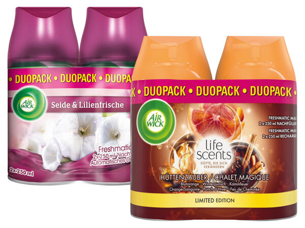 Airwick Freshmatic Life Scents Nachfüller Duo