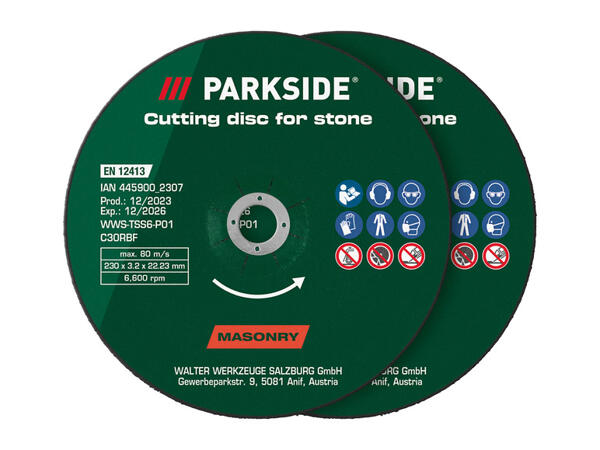 PARKSIDE(R) Sada řezných a hrubovacích kotoučů / Diamantový řezný kotouč