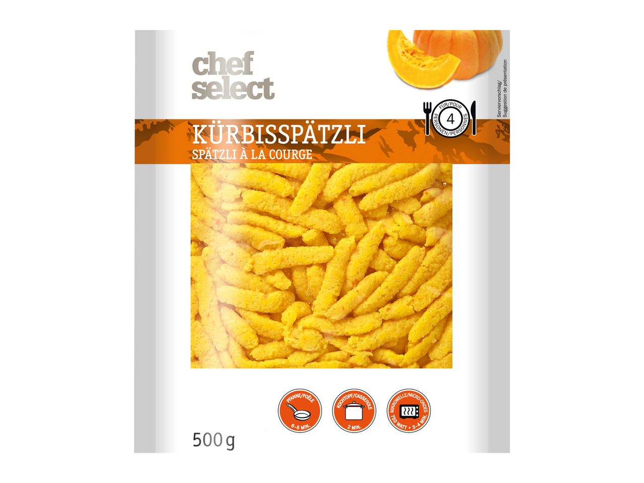 Spätzli di zucca