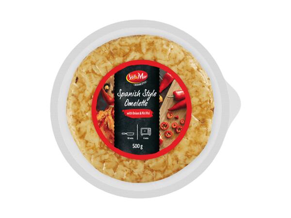 Tortilla au piri-piri