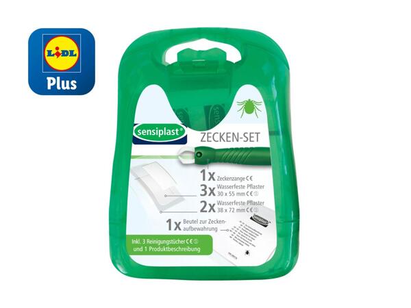 Set contre les tiques dans une pochette Sensiplast