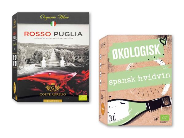 Økologisk Rosso Puglia eller Sauvignon Verdejo