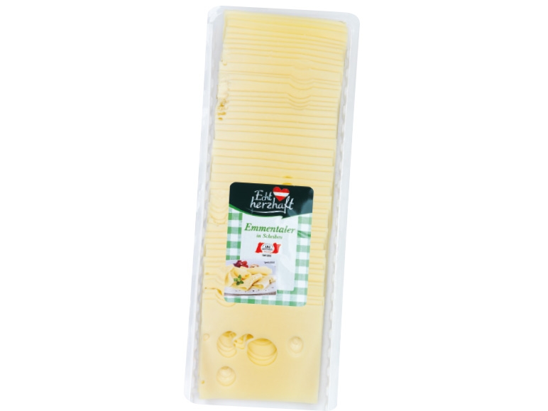 ECHT HERZHAFT Emmentaler in Scheiben