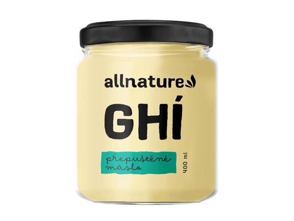 ALLNATURE Ghí přepuštěné máslo