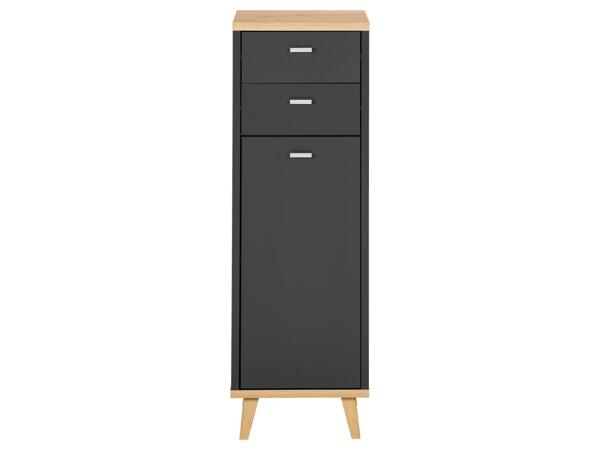 Bathroom Cabinet With 1 Door and 2 Drawers