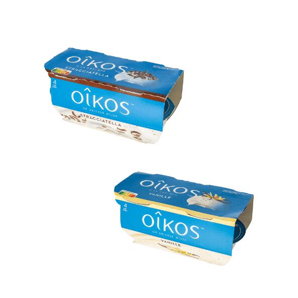 DANONE(R) 				Yaourt Oikos vanille ou stracciatella