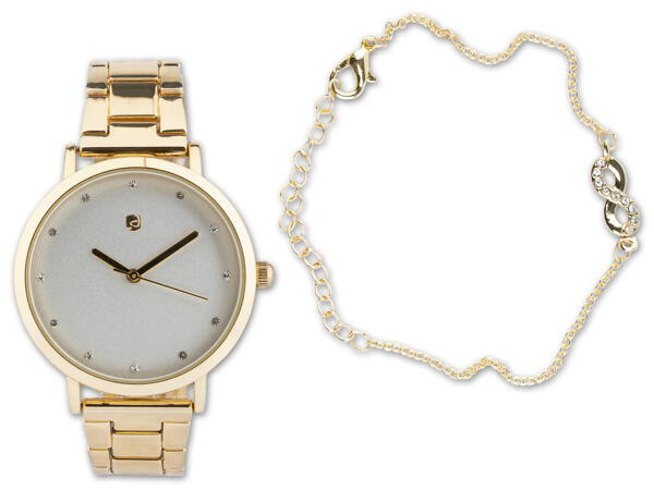 Damen Armbanduhr-Schmuckset