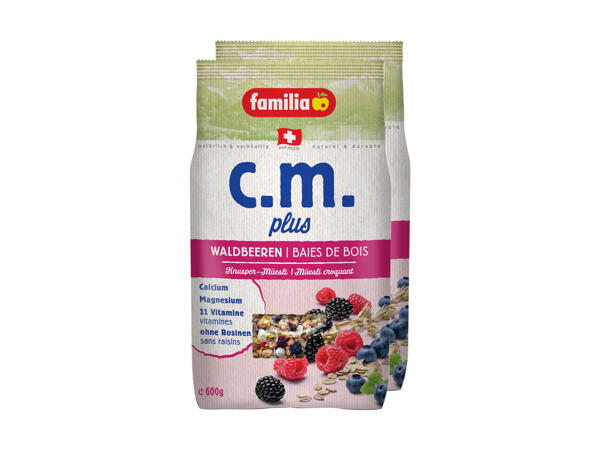 Müsli familia c.m. plus frutti di bosco