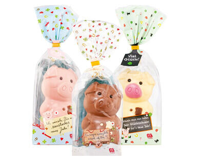 MAIALINO PORTAFORTUNA AL CIOCCOLATO