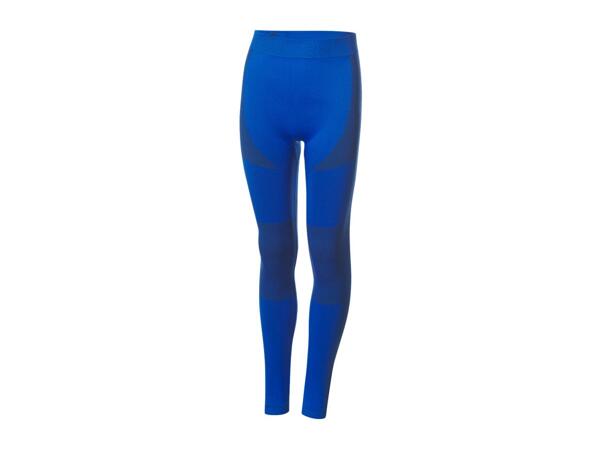 CRIVIT Older Kids' Blue Seamless Base Layer Set - 2 Piece Set
