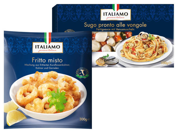 ITALIAMO Fritto Misto oder Sugo pronto alle vongole/cozze