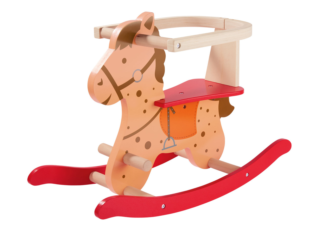 Wooden Four-Wheeler (without Pedals) or Wooden Rocking Horse