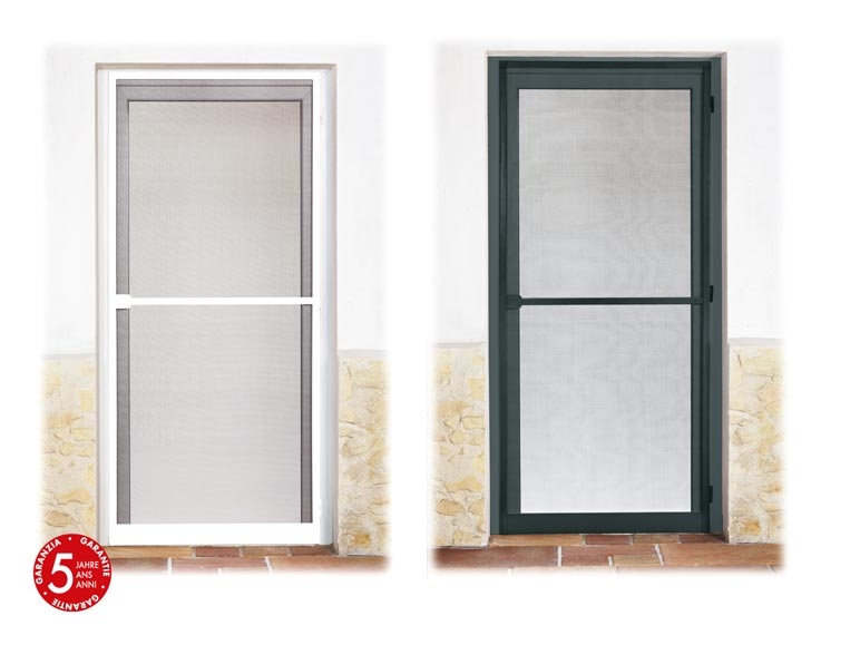 Moustiquaire pour porte en aluminium