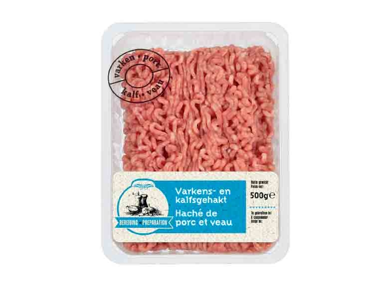 Varkens-/kalfsgehakt