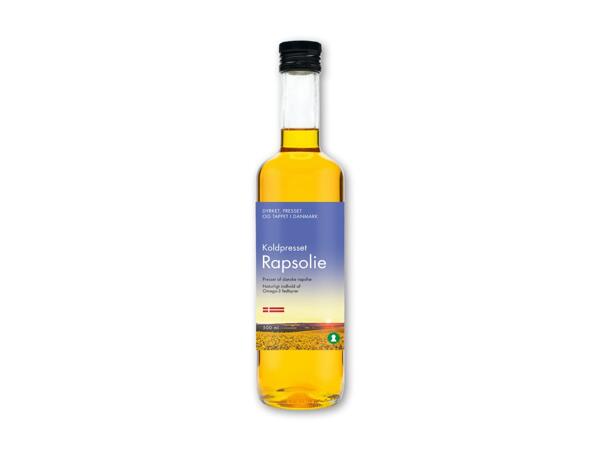 Dansk koldpresset rapsolie