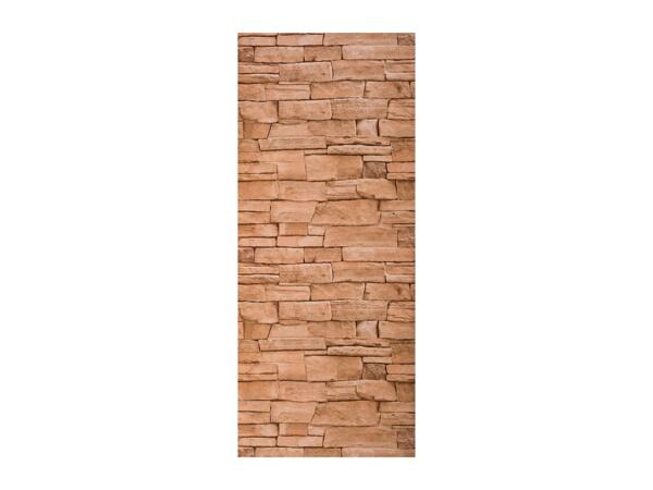 Livarno Home Decorative Film With Brown Stone Wall Design