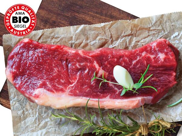 Frisches Bio Rumpsteak