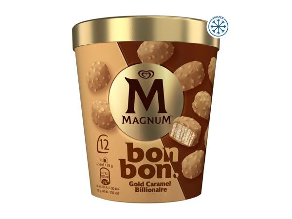 Wall's Magnum Bon Bon Gold Caramel Billionaire Ice Cream