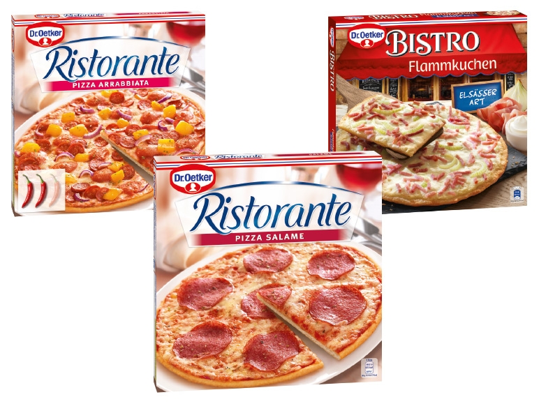 DR. OETKER Pizza oder Flammkuchen