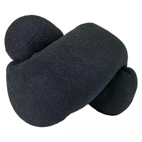 9" x 82" Giant Knot Pillow, Charcoal