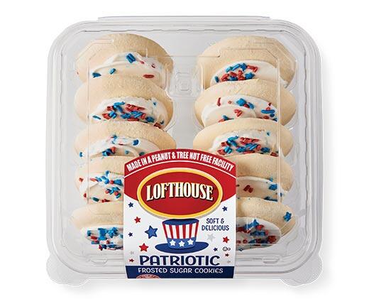 Lofthouse Patriotic Frosted Sugar Cookies