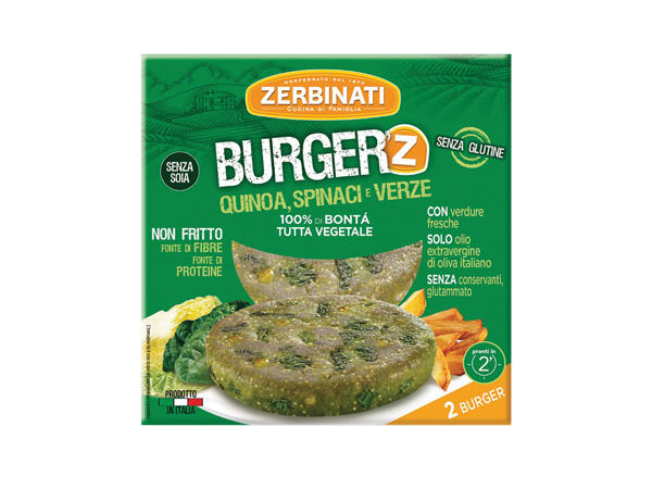 Burger'z Quinoa, Spinach and Cabbage Burger