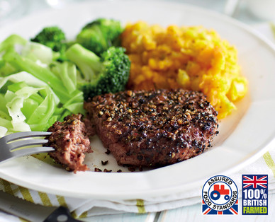 Peppered British Beef Grill Steaks