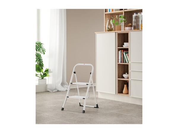 Hailo White Step Ladder