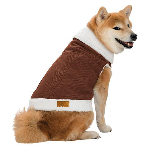 Pet Corduroy Vest - Brown, M